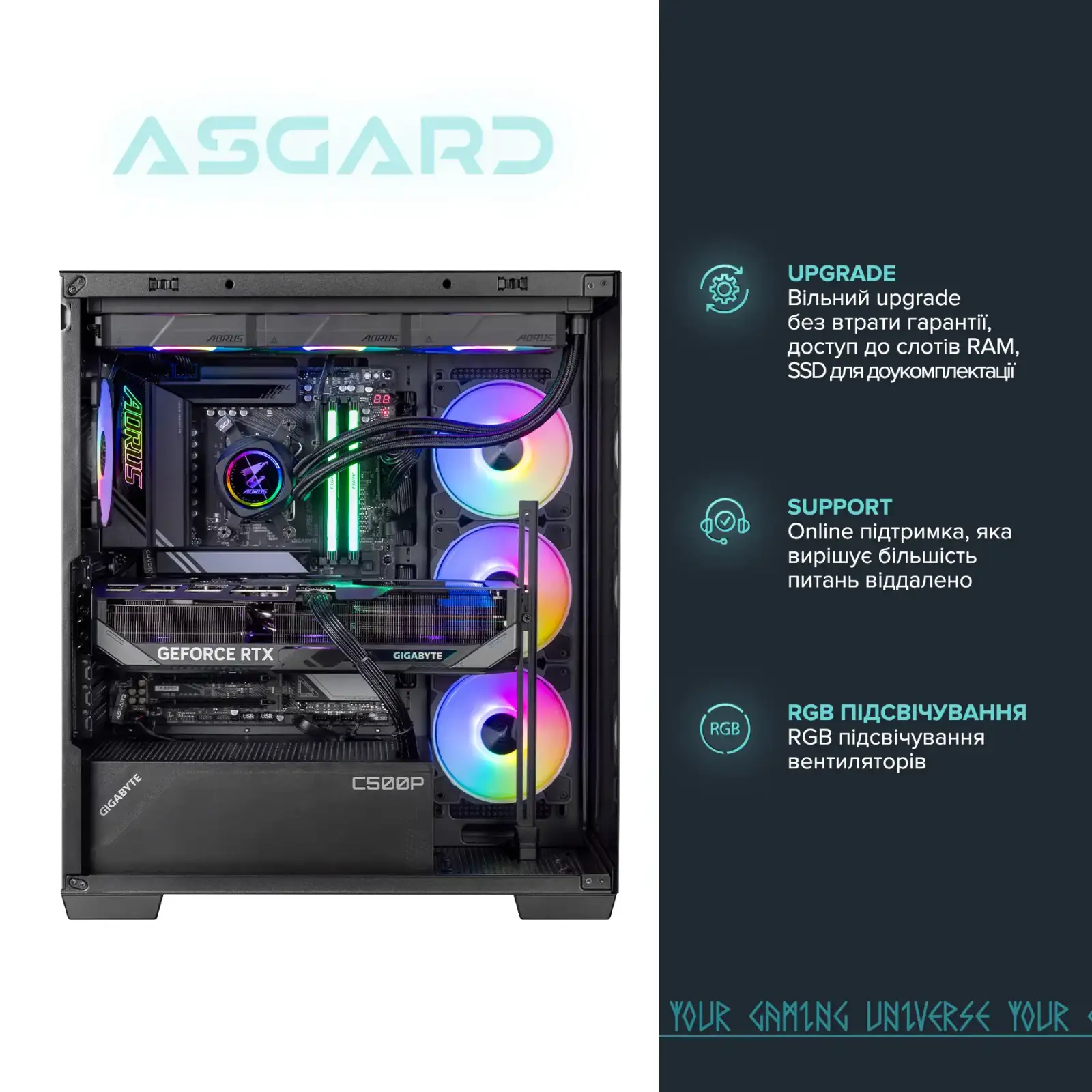 Персональный компьютер ASGARD (A99X.96.S20.47TS.5316) UA