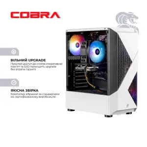 Игровой компьютер COBRA GO RTX 5060 / Ryzen 5 8400F / RAM 32GB / SSD 1TB (R5G26501) UA