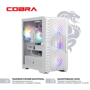 Ігровий комп`ютер COBRA GO RTX 5060 / Ryzen 5 5500 / RAM 32GB / SSD 1TB (R5G26502) UA
