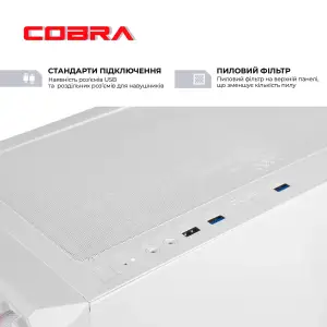 Ігровий комп`ютер COBRA GO RTX 5060 / Ryzen 5 5500 / RAM 32GB / SSD 1TB (R5G26502) UA