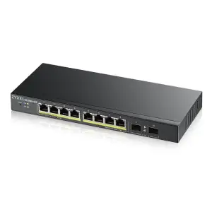 Коммутатор ZYXEL GS1900-10HP (GS1900-10HP-EU0102F) (8xGE PoE, 2хSFP, POE 77W, WebSmart) UA