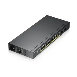 Коммутатор ZYXEL GS1900-10HP (GS1900-10HP-EU0102F) (8xGE PoE, 2хSFP, POE 77W, WebSmart) UA