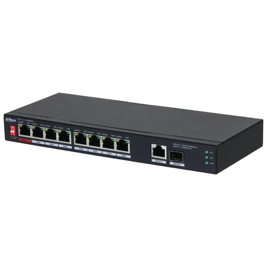 Комутатор Dahua DH-PFS3110-8ET1GT1GF-96 UA