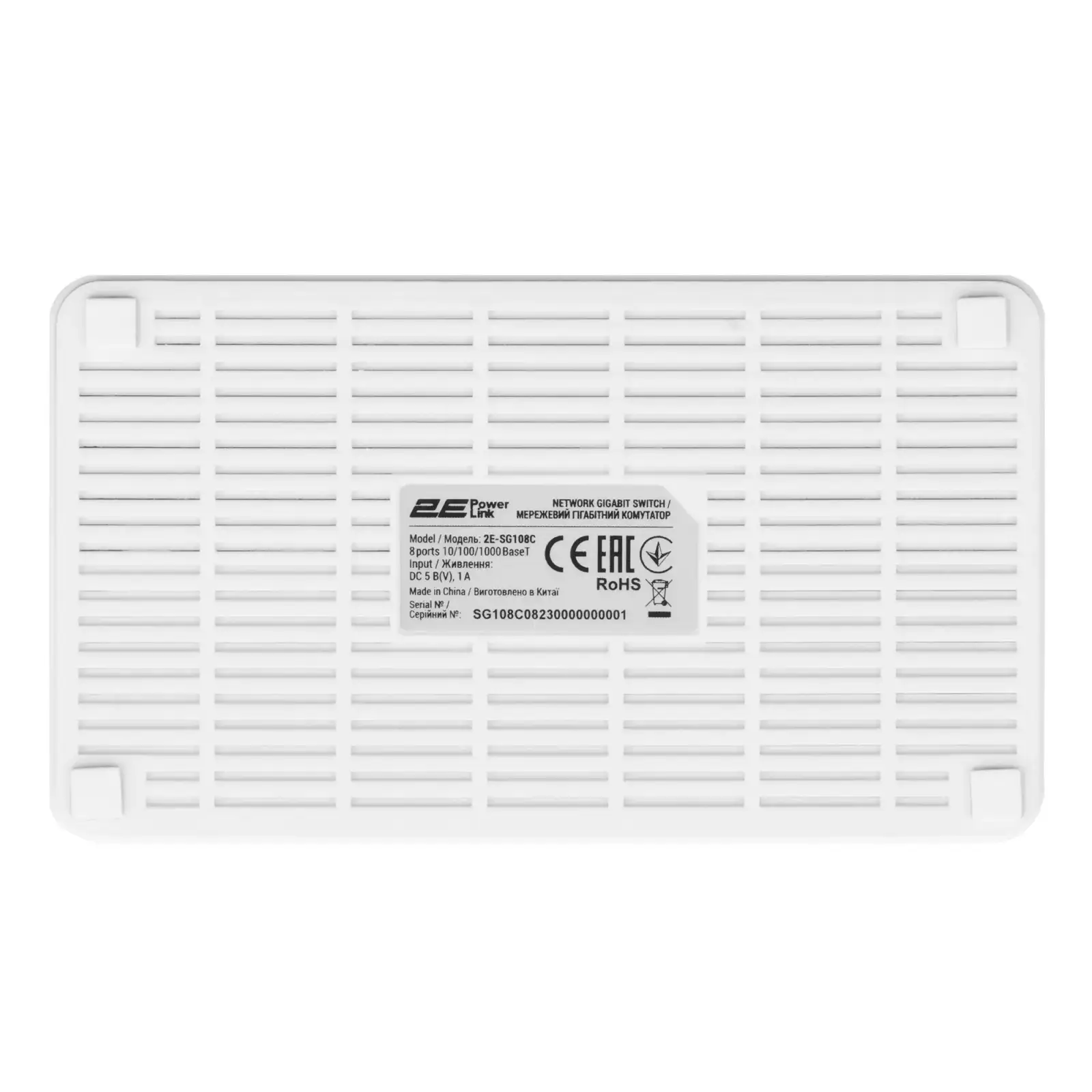 Коммутатор 2E PowerLink SG108C (8xGE, неуправляемый) UA