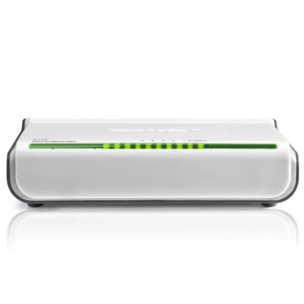 Комутатор TENDA S108 8port 10/ 100BaseTX, desktop UA