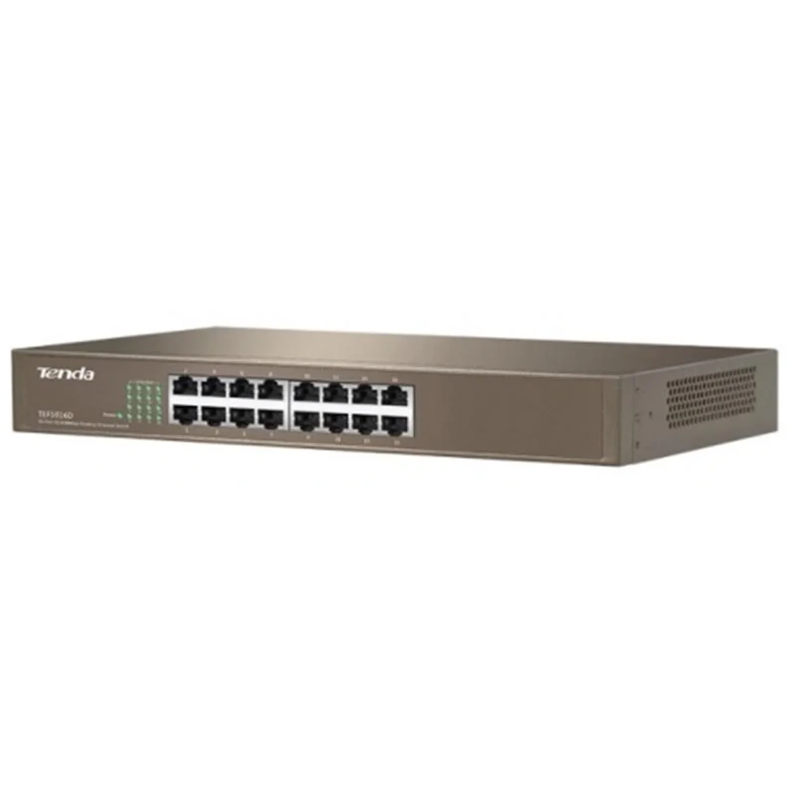 Комутатор TENDA TEF1016D 16port 10/100,некерований, мет корпус UA
