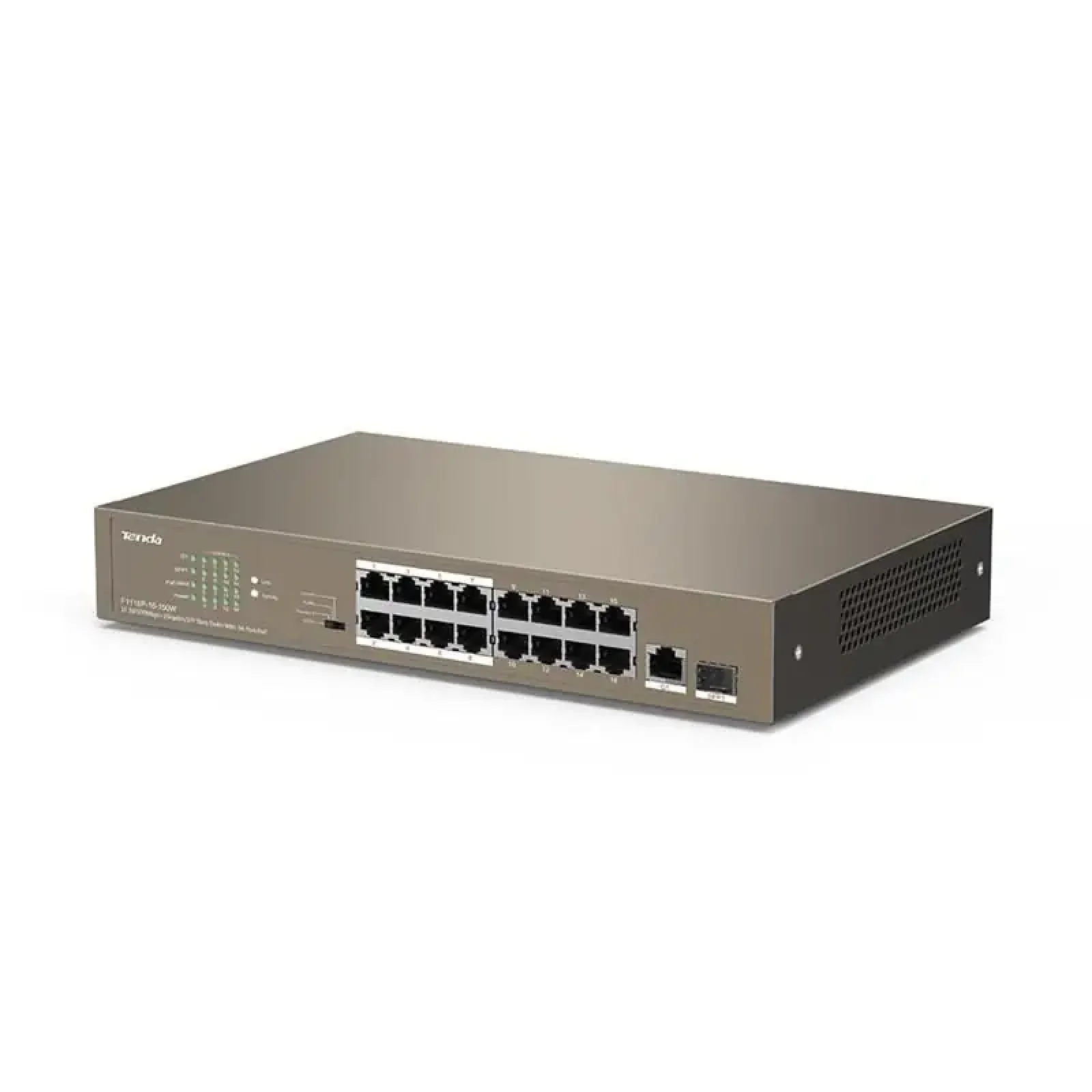 Коммутатор TENDA TEF1118P-16-150W (16xFE PoE, 1xGE/SFP, 135Вт max) UA