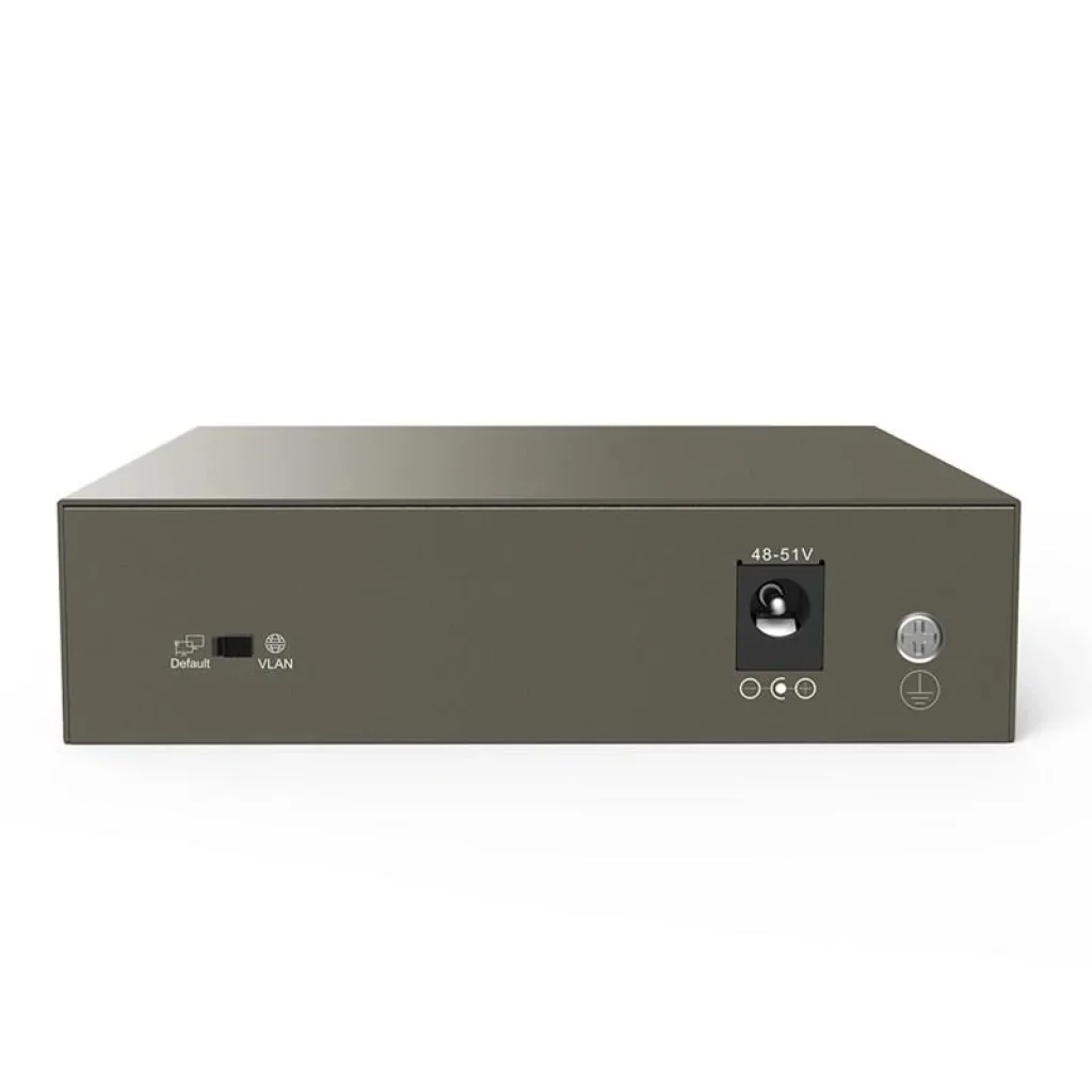 Комутатор Tenda TEG1105P-4-63W (1xGE+4xGE PoE, 58Вт max) UA