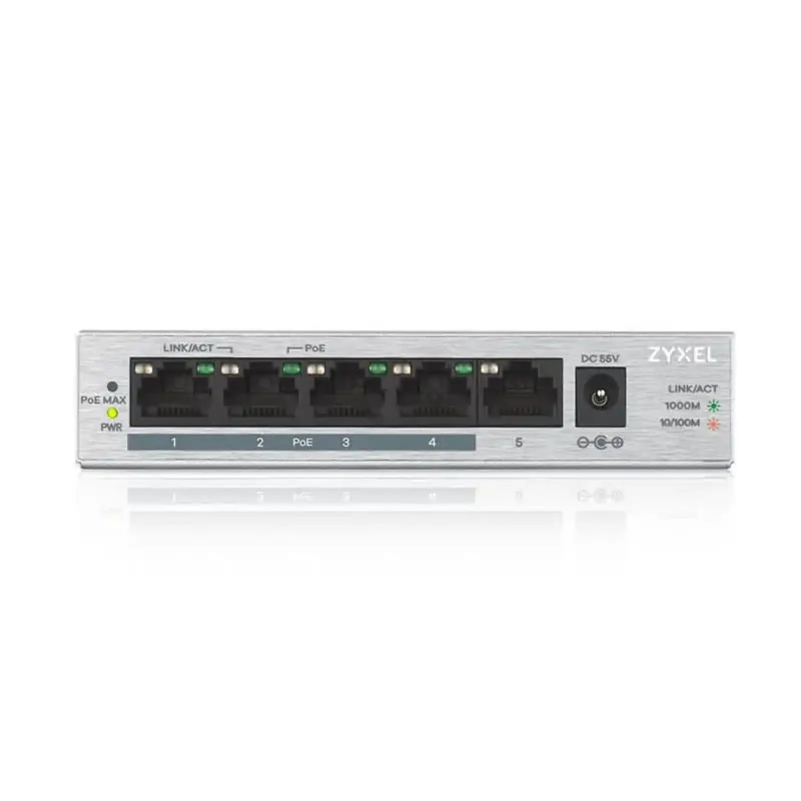 Коммутатор ZYXEL GS1005HP (GS1005HP-EU0101F) UA