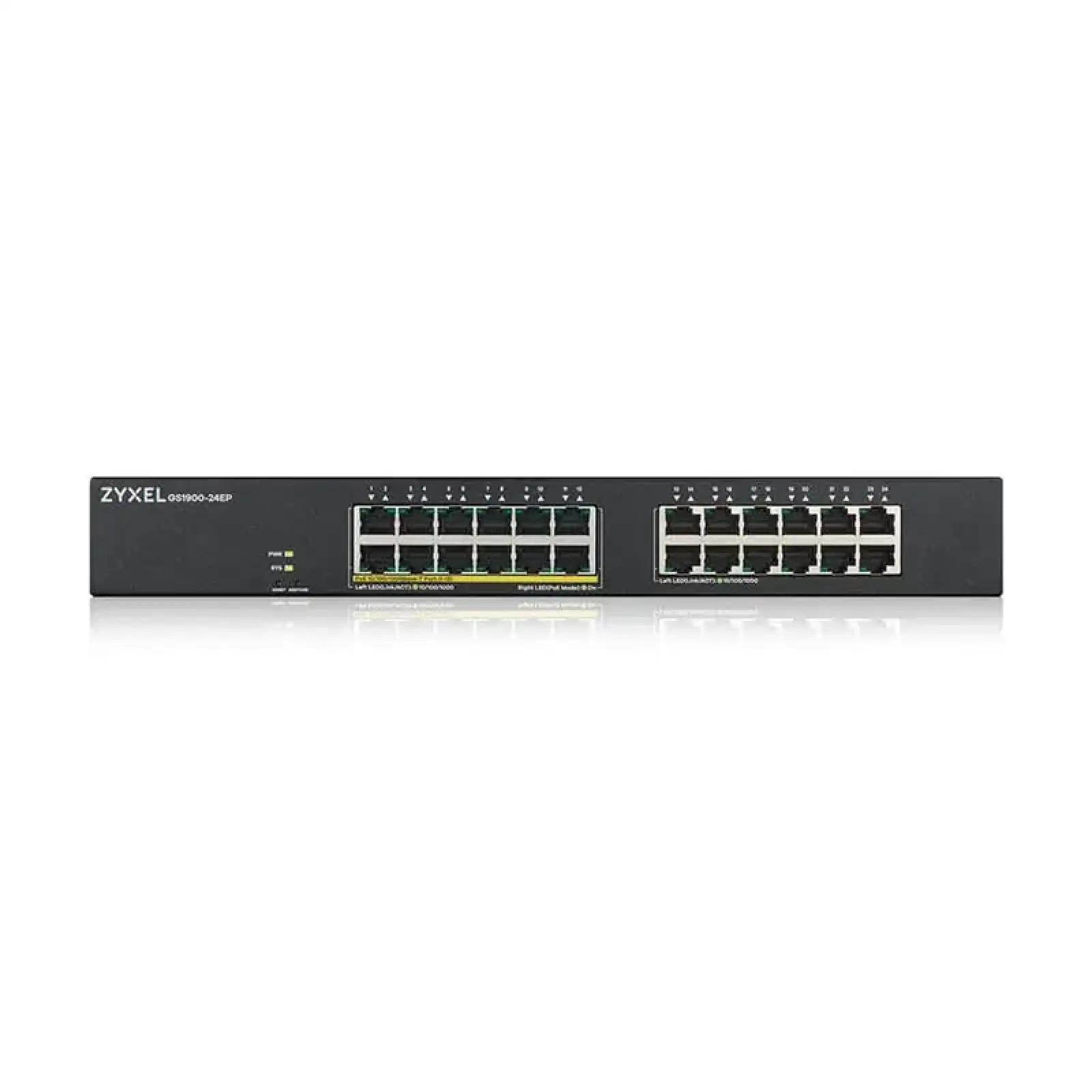 Коммутатор ZYXEL GS1900-24EP (GS1900-24EP-EU0101F) (12xGE PoE, 12хGE, max POE 130W, WebSmart) UA