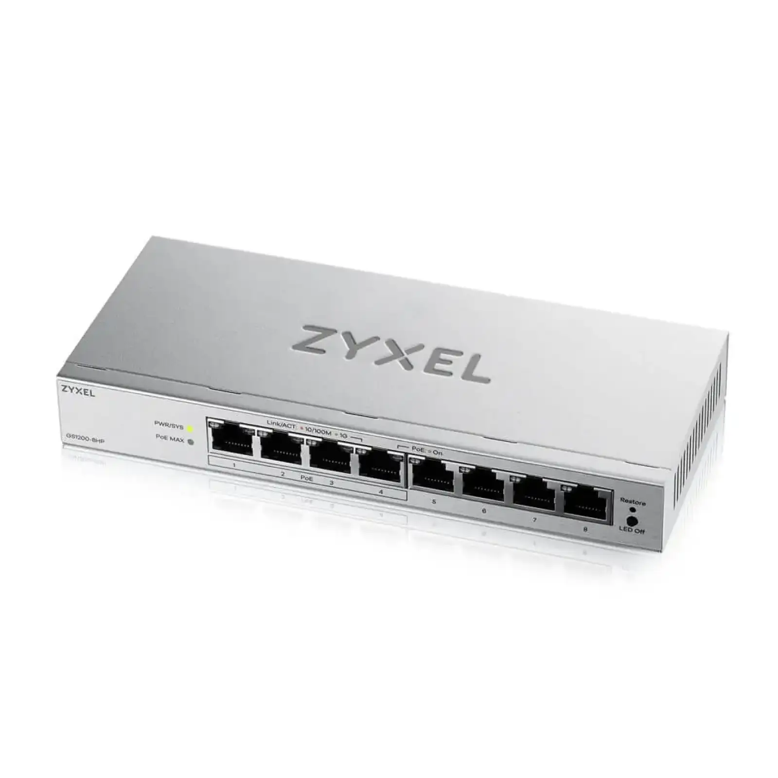 Коммутатор ZYXEL GS1200-8HP v3 (GS1200-8HPV3-EU0101F) UA