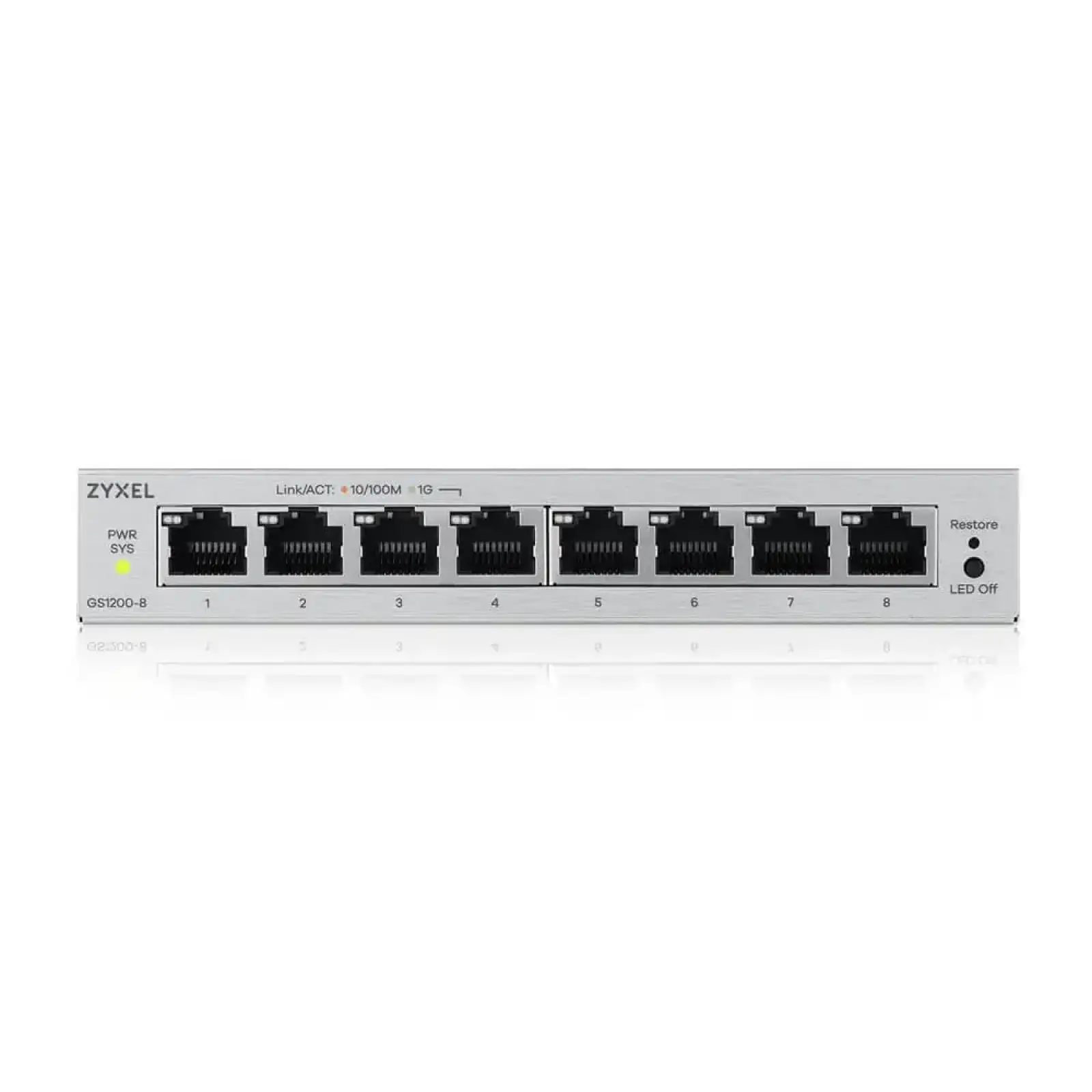 Комутатор ZYXEL GS1200-8 v3 (GS1200-8V3-EU0101F) UA