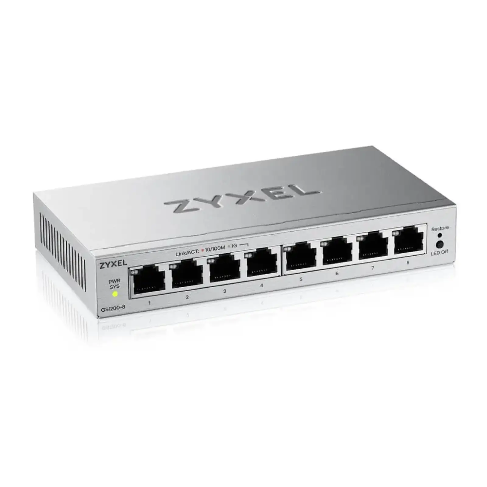 Комутатор ZYXEL GS1200-8 v3 (GS1200-8V3-EU0101F) UA