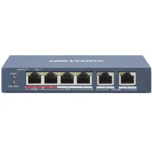 Коммутатор Hikvision DS-3E0106HP-E UA