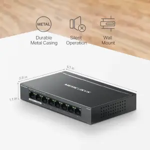 Комутатор Mercusys MS108GP UA