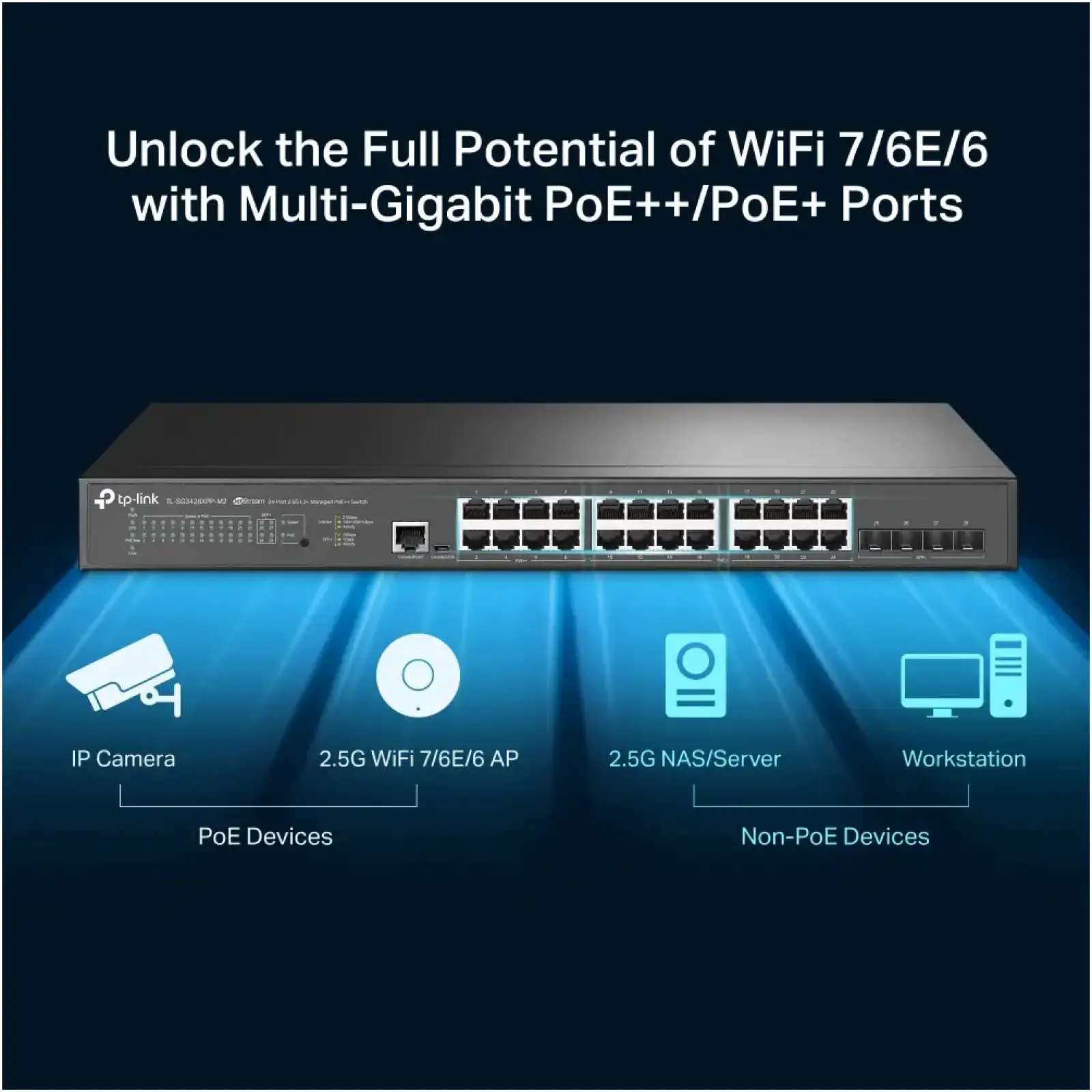 Коммутатор TP-Link Omada TL-SG3428XPP-M2 UA