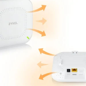 Точка доступу ZYXEL NWA50AX (NWA50AX-EU0102F) (AX1800, 1xGE, WiFi 6, 2x2 MIMO, Nebula, PoE, БЖ в комплекті) UA