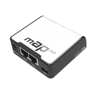 Точка доступу Mikrotik mAP2nD (RBmAP2nD) (N300, 2xFE, 1x micro USB, 1,2 dBi, PoE) UA