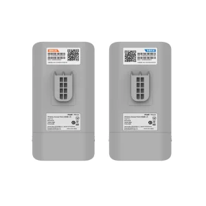 Точка доступу Ruijie Reyee RG-EST310 V2 комплект з 2 шт (WiFi bridge, AC867Mbps, 2xGE PoE, IP54, 2x2, 250mw, CCTV, спрямов ант: hor 60°/vert 30°, 10dBi, 1xFE PoE, 1xDC 12V, Ruijie Cloud, injector в комплекті) UA