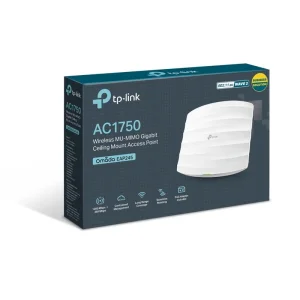 Точка доступу TP-Link EAP245 (AC1750, 1х1Гбит, стельова, PoE, EAP Controller, 2.4GHz: 3* 4dBi, 5GHz: 3*4dBi) UA