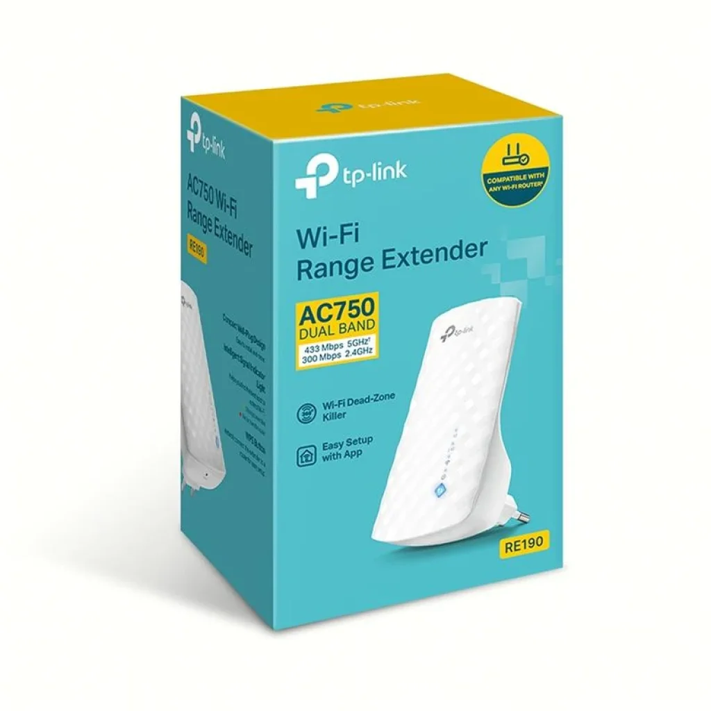 Точка доступа TP-Link RE190 (AC1733, 3 антенны, усилитель Wi-Fi сигнала) UA