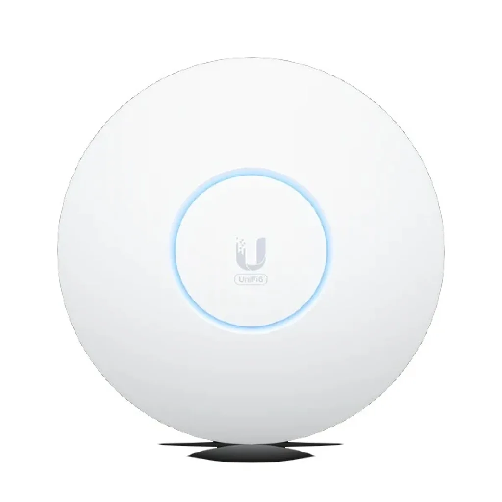 Точка доступа Ubiquiti UniFi U6 ENTERPRISE (U6-ENTERPRISE) (AX10200, WiFi 6E, 1х2.5Gb LAN, PoE+, BLE, IP54, 4x4 MIMO, 3.2dBi/5.3dBi/6dBi, без БП) UA