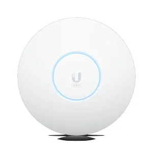 Точка доступу Ubiquiti UniFi U6 ENTERPRISE (U6-ENTERPRISE) (AX10200, WiFi 6E, 1х2.5Gb LAN, PoE+, BLE, IP54, 4x4 MIMO, 3.2dBi/5.3dBi/6dBi, без БП) UA