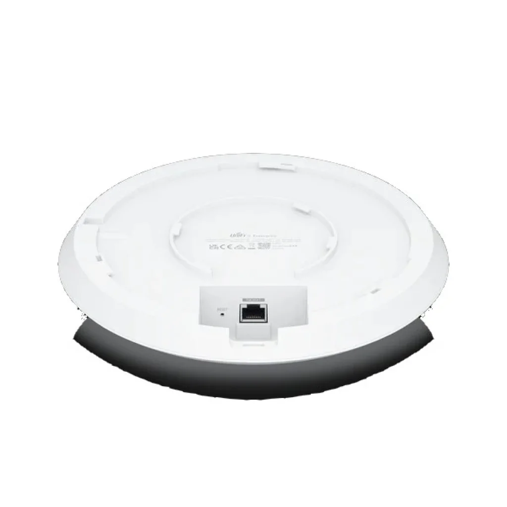 Точка доступа Ubiquiti UniFi U6 ENTERPRISE (U6-ENTERPRISE) (AX10200, WiFi 6E, 1х2.5Gb LAN, PoE+, BLE, IP54, 4x4 MIMO, 3.2dBi/5.3dBi/6dBi, без БП) UA