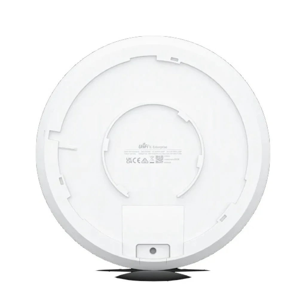 Точка доступа Ubiquiti UniFi U6 ENTERPRISE (U6-ENTERPRISE) (AX10200, WiFi 6E, 1х2.5Gb LAN, PoE+, BLE, IP54, 4x4 MIMO, 3.2dBi/5.3dBi/6dBi, без БП) UA