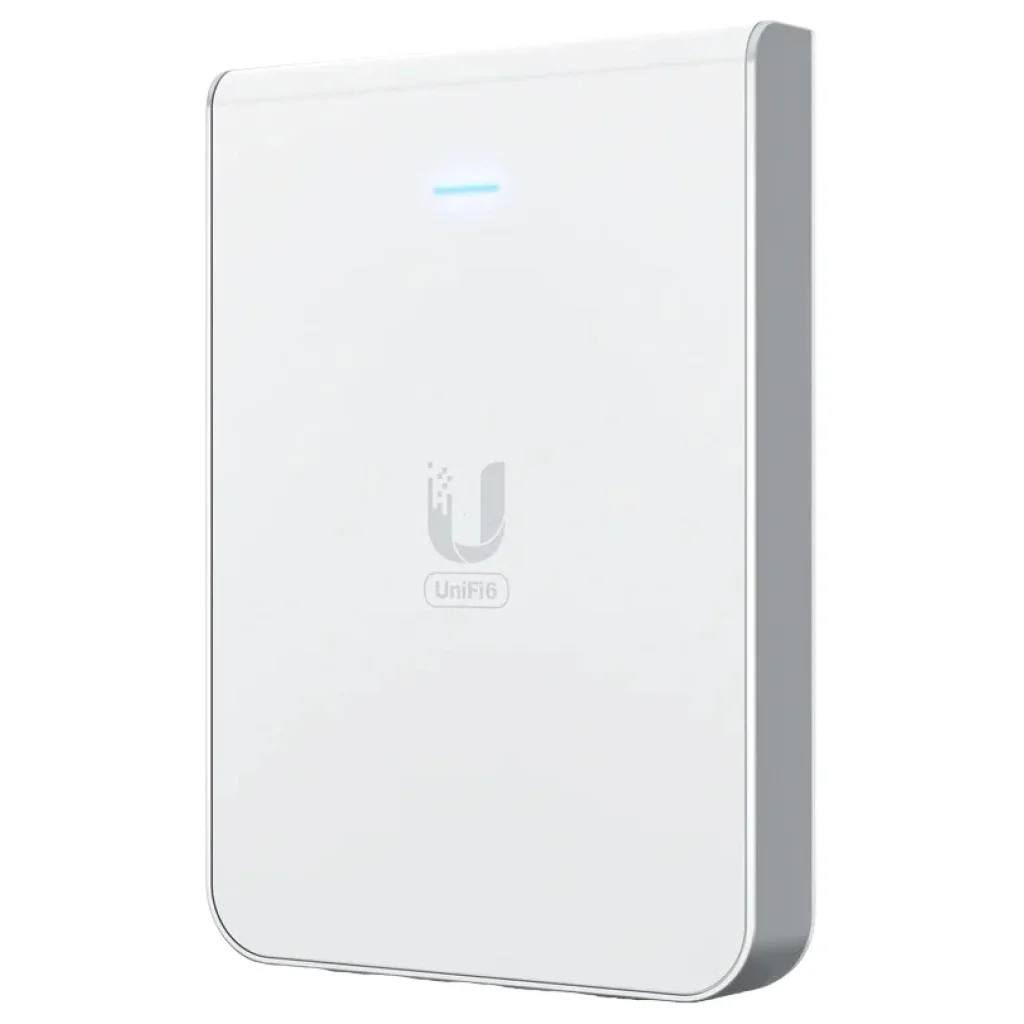 Точка доступа Ubiquiti UniFi U6 In-Wall (U6-IW) (AX5400, WiFi6, BT, 5xGE, POE, антенны 5/5,9dBi) UA