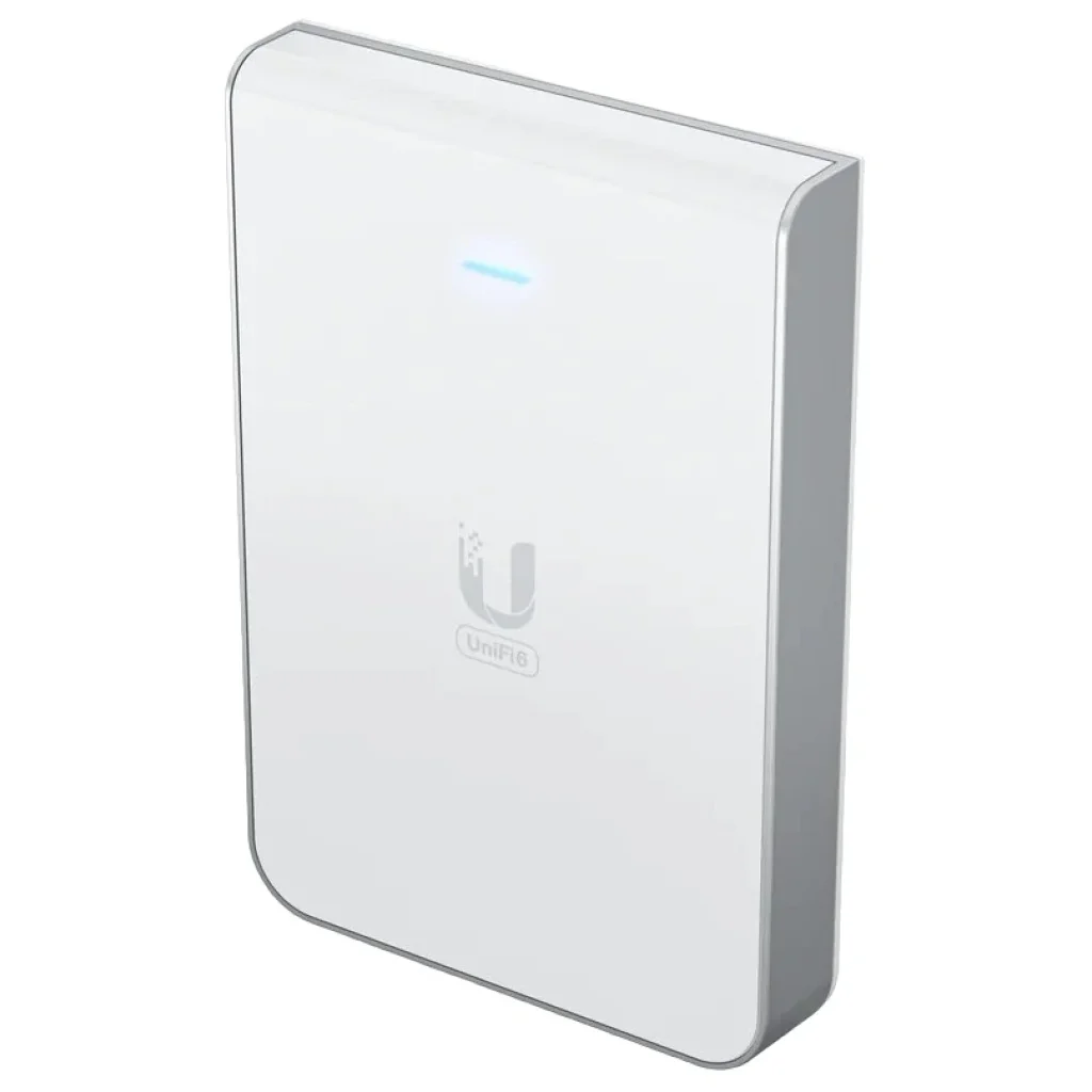 Точка доступа Ubiquiti UniFi U6 In-Wall (U6-IW) (AX5400, WiFi6, BT, 5xGE, POE, антенны 5/5,9dBi) UA