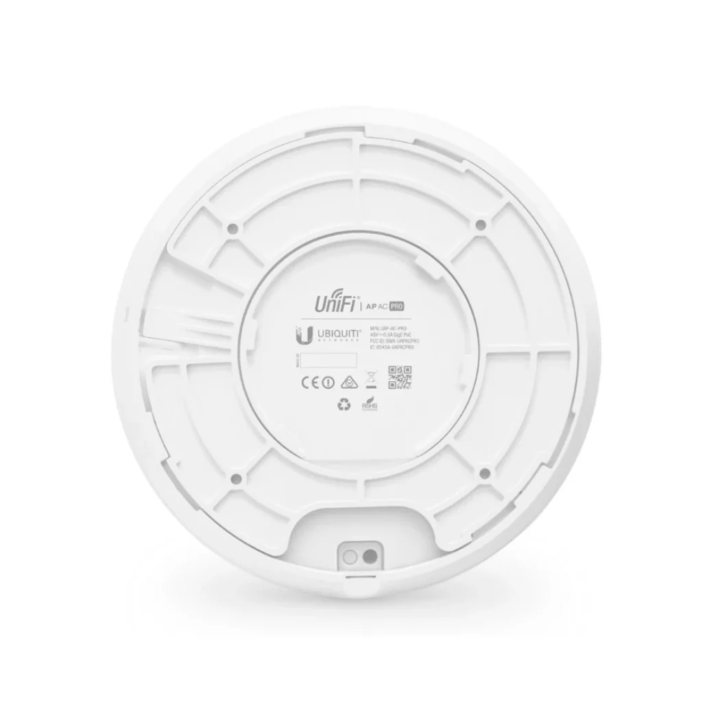 Точка доступу Ubiquiti UniFi UAP-AC-PRO (AC1750, 3x3 MIMO, 22 dBm, 2x10/100/1000 Mbps, PoE) box UA