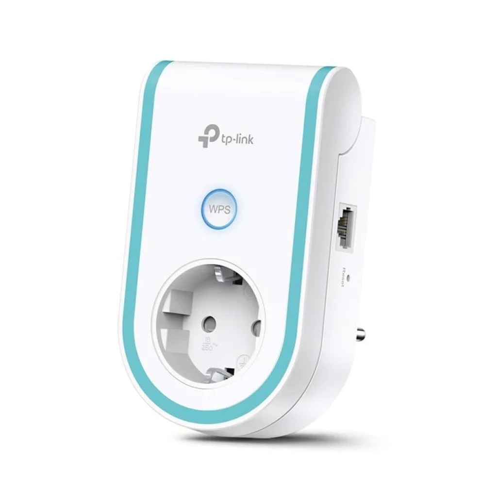 Бездротовий повторювач/розширювач WiFi сигналу TP-Link RE365 (AC1200, 1xFE LAN, 2 внутрішні антени, вбудована електрична розетка) UA