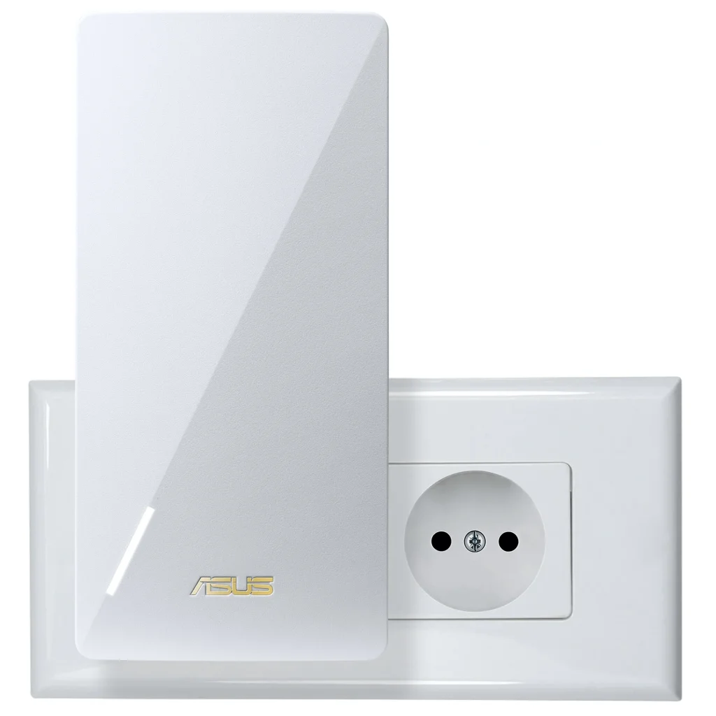 Повторитель/расширитель WiFi сигнала ASUS RP-AX58 (AX3000, WiFi 6,1xGE LAN, AiMesh, 2х внутренние антенны) UA