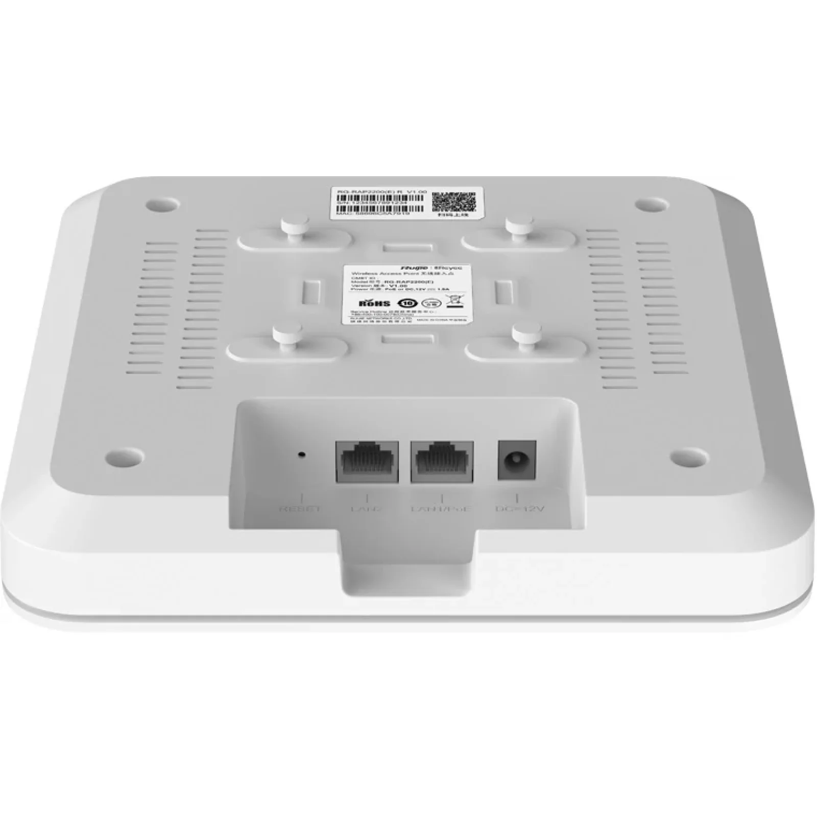 Точка доступа Ruijie Reyee RG-RAP2200(E) (AC1300, 2xGE, MU-MIMO, PoE, Ruijie Cloud) UA