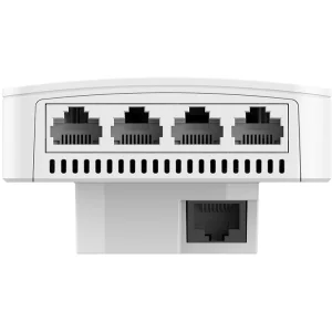 Точка доступу Ruijie Reyee RG-RAP1200(P) (AC1300, 1xGE PoE in, 1xGE PoE out, 3xGE, wall plate, MU-MIMO, PoE, L2/L3 Roaming, Ruijie Cloud) UA