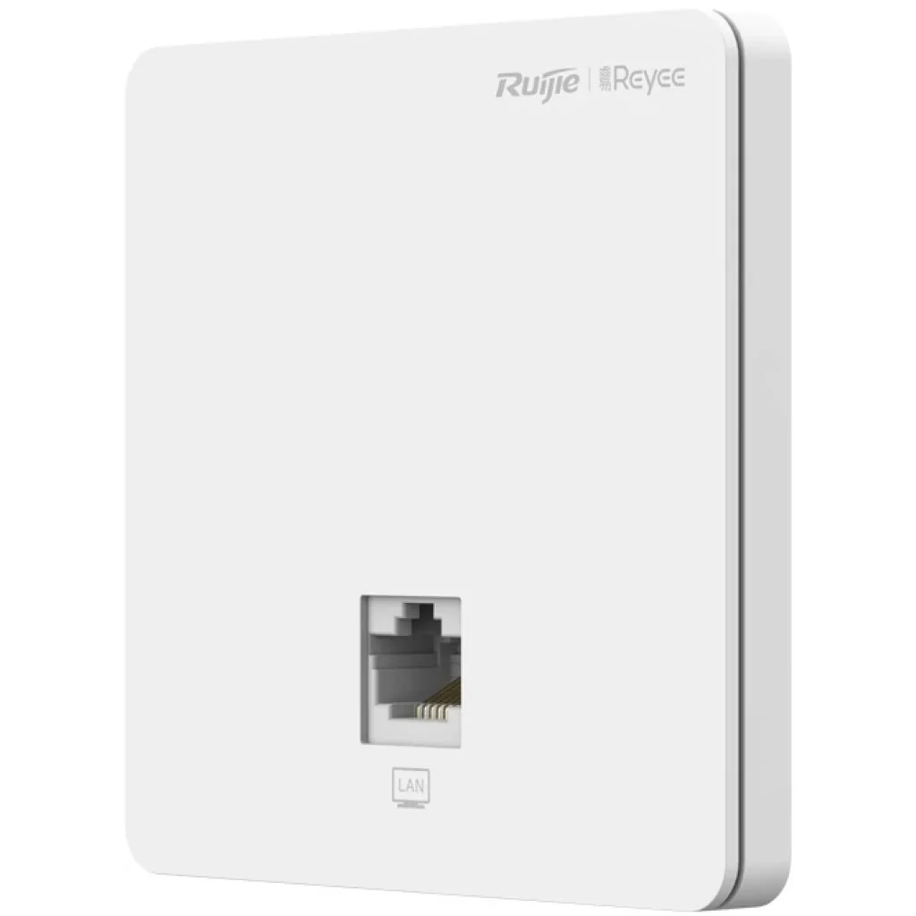 Точка доступу Ruijie Reyee RG-RAP1200(F) (AC1300, 1xFE, wall plate, MU-MIMO, PoE, Ruijie Cloud) UA