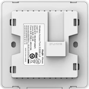 Точка доступу Ruijie Reyee RG-RAP1200(F) (AC1300, 1xFE, wall plate, MU-MIMO, PoE, Ruijie Cloud) UA