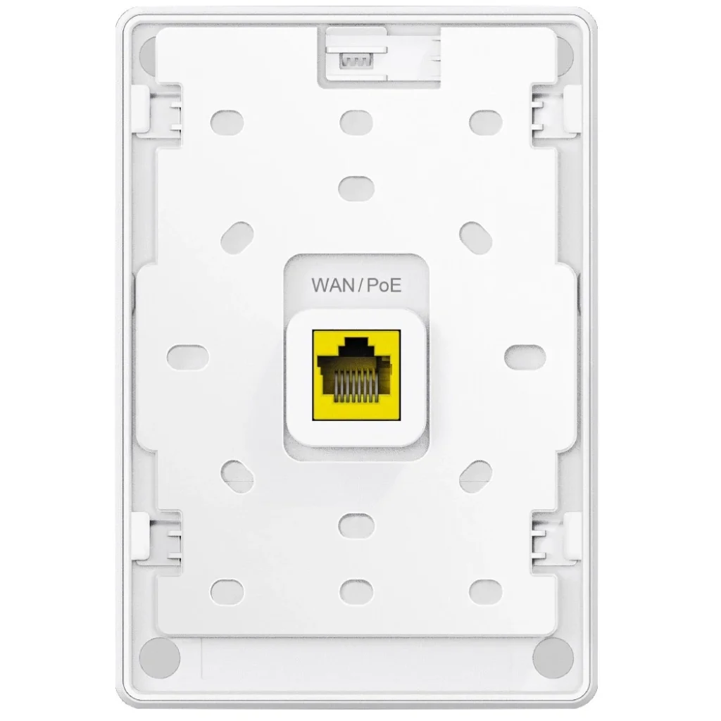 Точка доступу Ruijie Reyee RG-RAP1260 (AX3000, 1xGE PoE in, 4xGE, wall plate, MU-MIMO 2x2, PoE, L2/L3 Roaming, Ruijie Cloud) UA