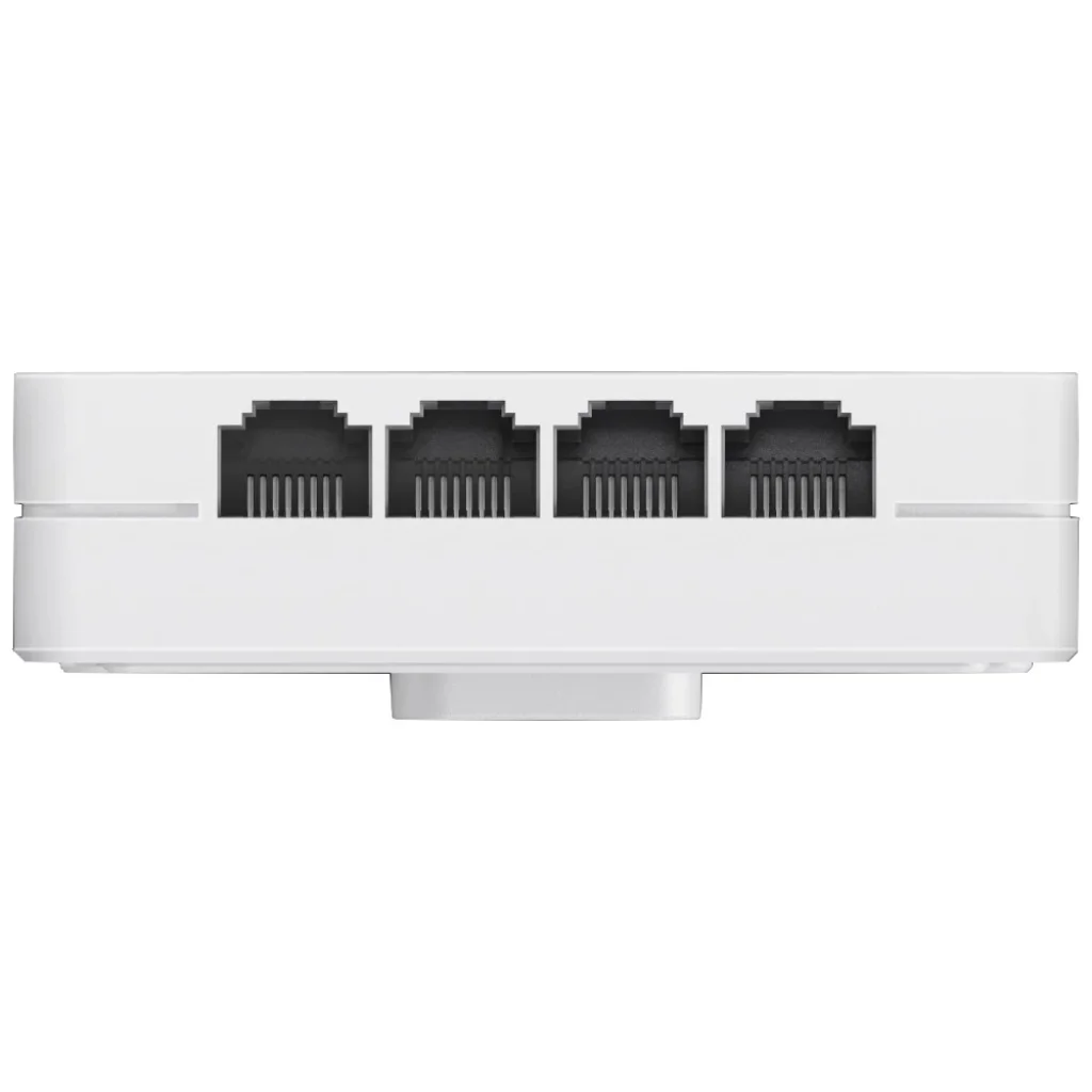 Точка доступу Ruijie Reyee RG-RAP1260 (AX3000, 1xGE PoE in, 4xGE, wall plate, MU-MIMO 2x2, PoE, L2/L3 Roaming, Ruijie Cloud) UA