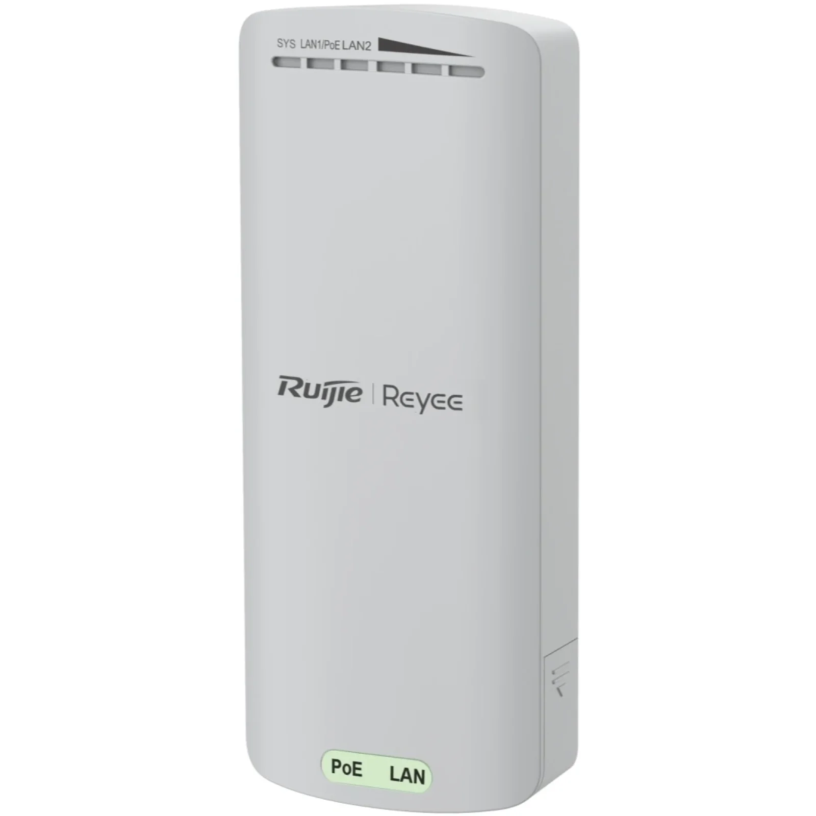 Точка доступу Ruijie Reyee RG-EST100-E комплект з 2 шт (WiFi bridge, 2,4Ghz, 300Mbps, 2xFE PoE, IP55, 2x2, CCTV, спрямов ант: 70°, 8dBi, 1xDC 12V, Ruijie Cloud) UA
