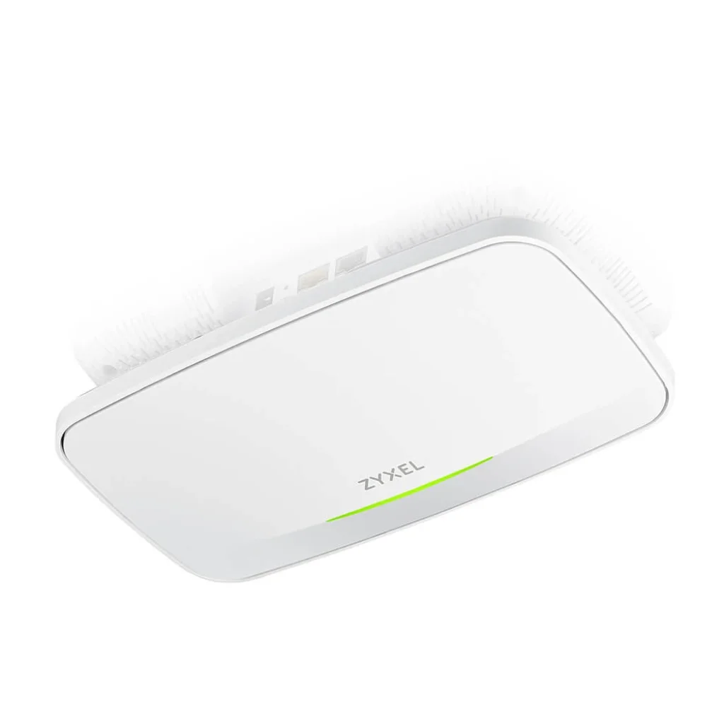 Точка доступу ZYXEL WAX640S-6E (WAX640S-6E-EU0101F) (AXE7800, 1x2,5GE, 1xGE, SmartAntenna, NebulaFlex/Controller, захист від 4G/5G, PoE) UA