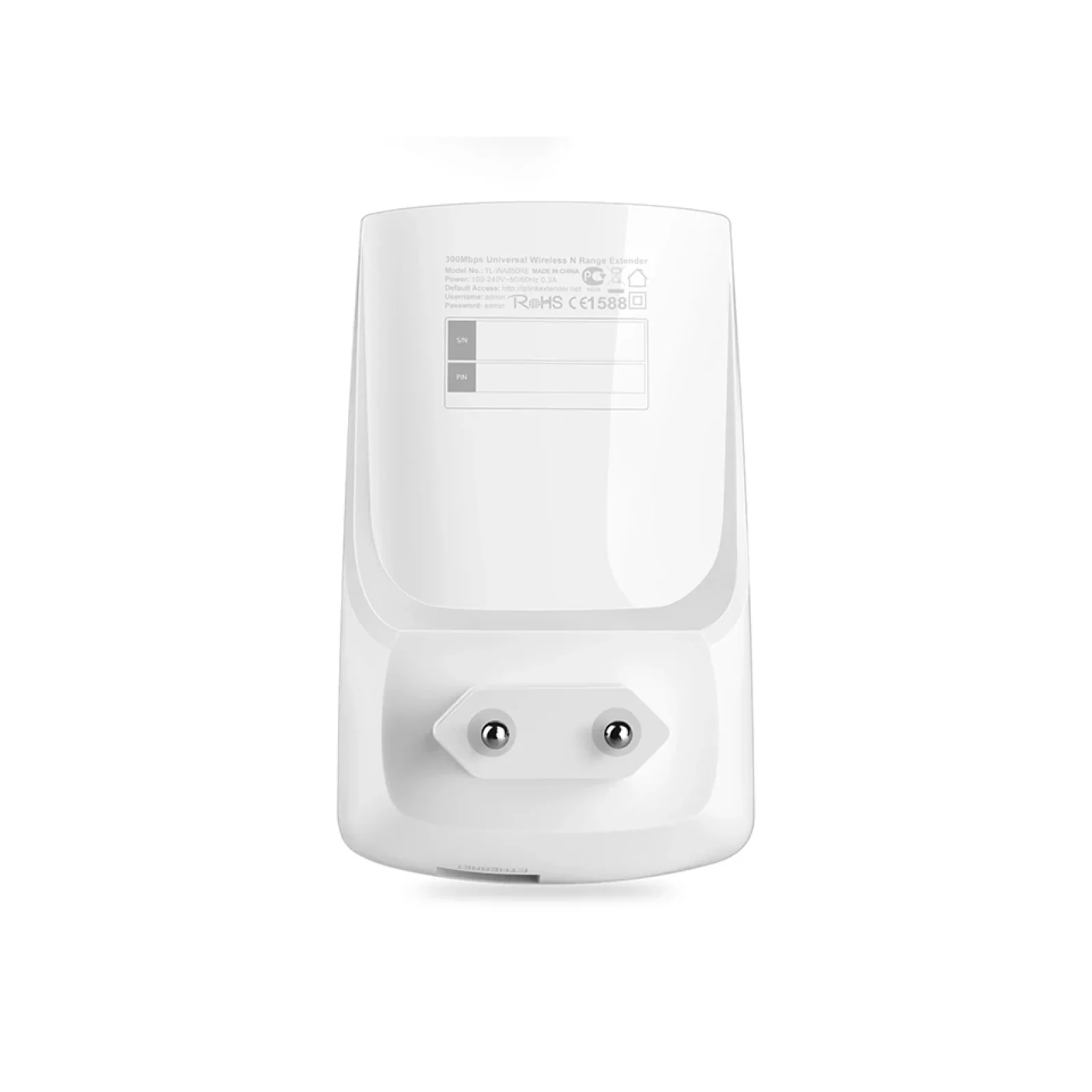 Точка доступа TP-Link TL-WA850RE (300Mbps, 100мВт, 2,4Ghz, внутренние антенны, усилитель беспроводного сигнала, 1 порт RJ-45) UA