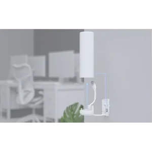Точка доступу Ubiquiti UniFi U6 mesh (U6-Mesh) (AX5400, WiFi 6, 1хGE PoE, Indoor/outdoor, IPX5, BT, 4x4 MU-MIMO, 3dBi-2.4Ghz / 5dBi-5Ghz, PoE інжектор у комплекті) UA