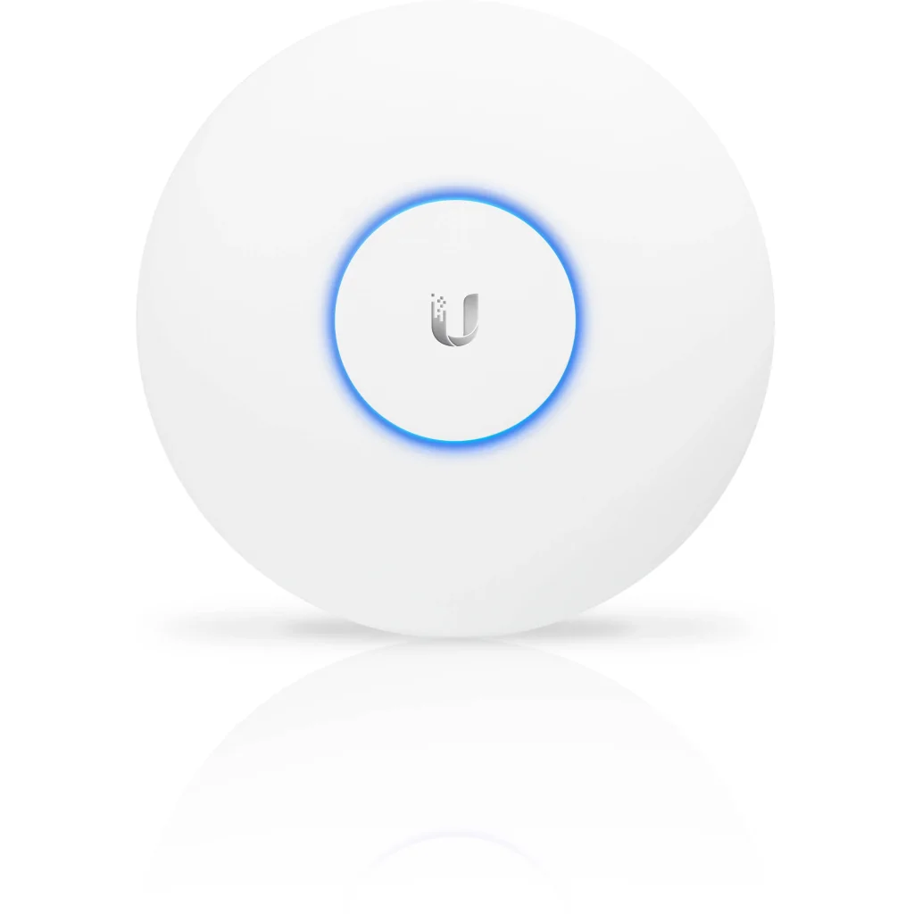 Точка доступу Ubiquiti UniFi UAP-AC-PRO (AC1750, 3x3 MIMO, 22 dBm, 2x10/100/1000 Mbps, PoE) box UA