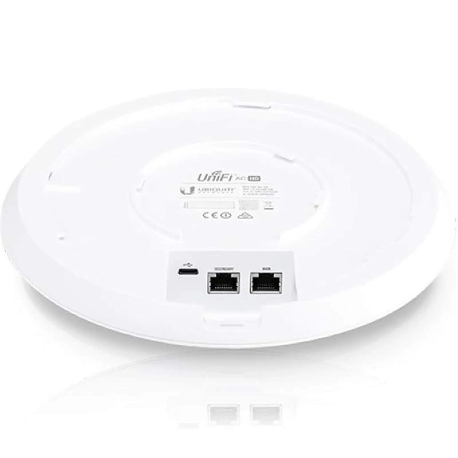 Точка доступу Ubiquiti UniFi UAP-AC-HD (AC2550, 4x4 MU-MIMO, 25 dBm, 2x10/100/1000 Mbps, PoE) Box UA