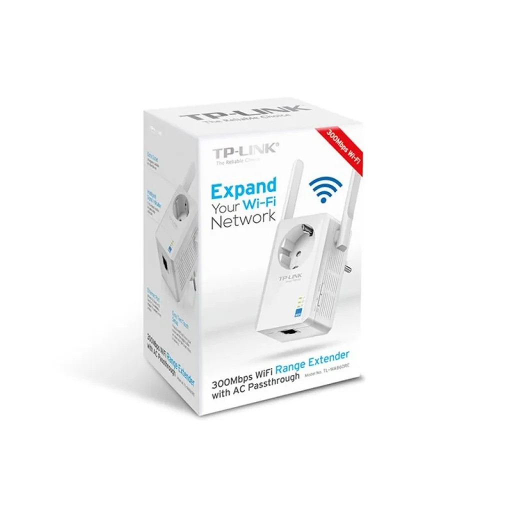 Точка доступа TP-Link TL-WA860RE (N300, 1*FE, 2 внешние антенны) UA