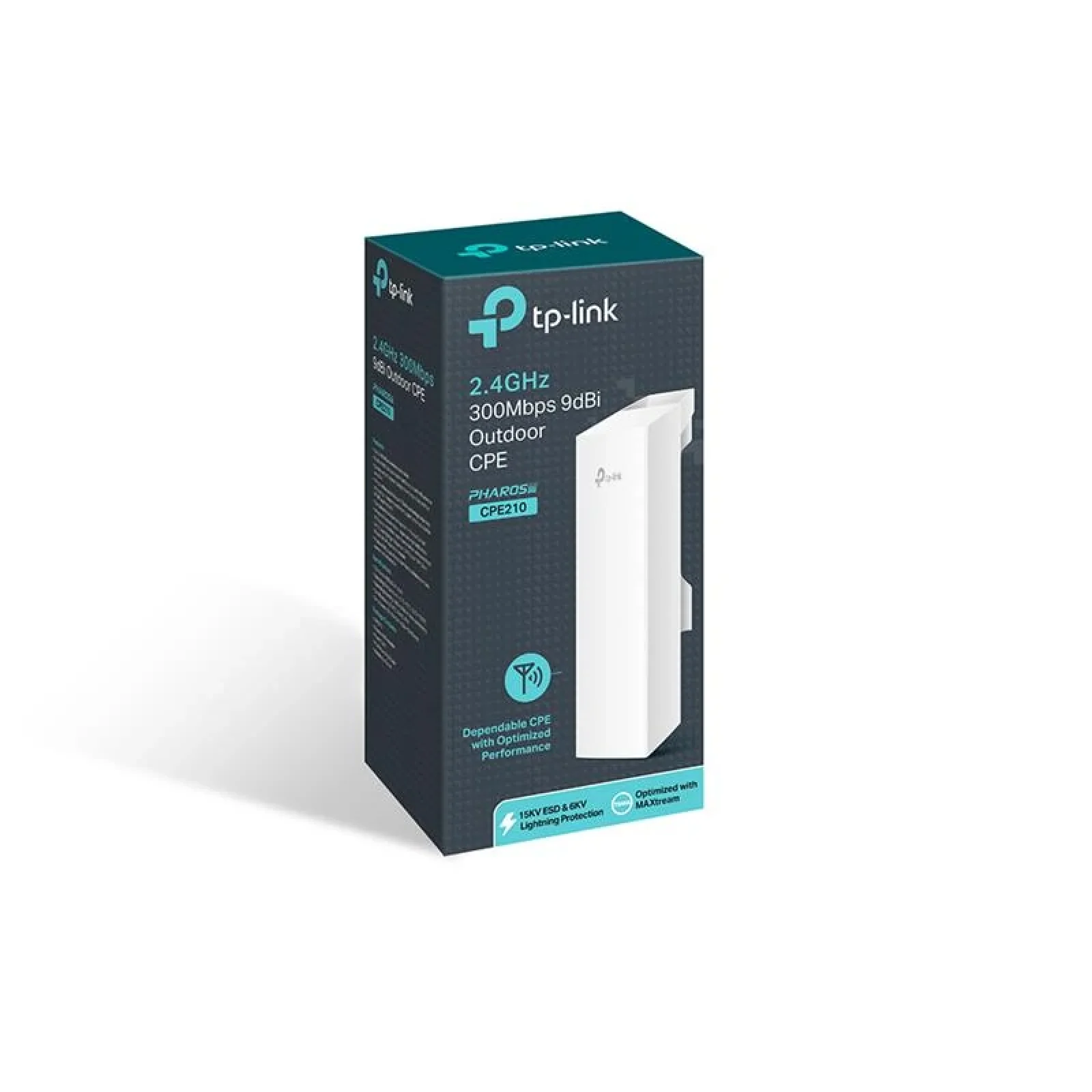 Точка доступа TP-Link CPE210 (300Mbps, PharOS, 500мВт, 2,4Ghz, внутренняя, 9 дБи) UA