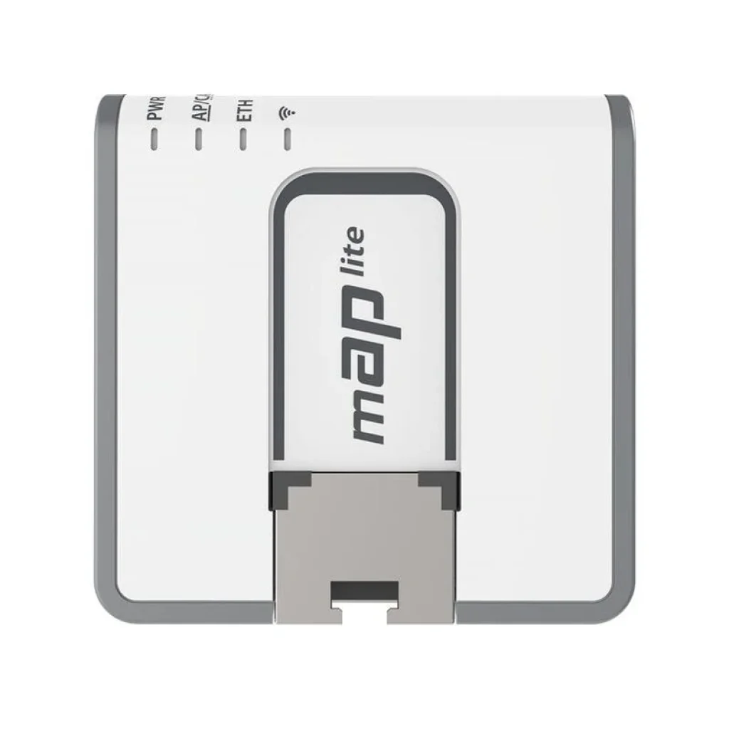 Точка доступа Mikrotik mAP lite (RBMAPL-2ND) (1x10/100 Ethernet ports, 1.5 dBi) UA