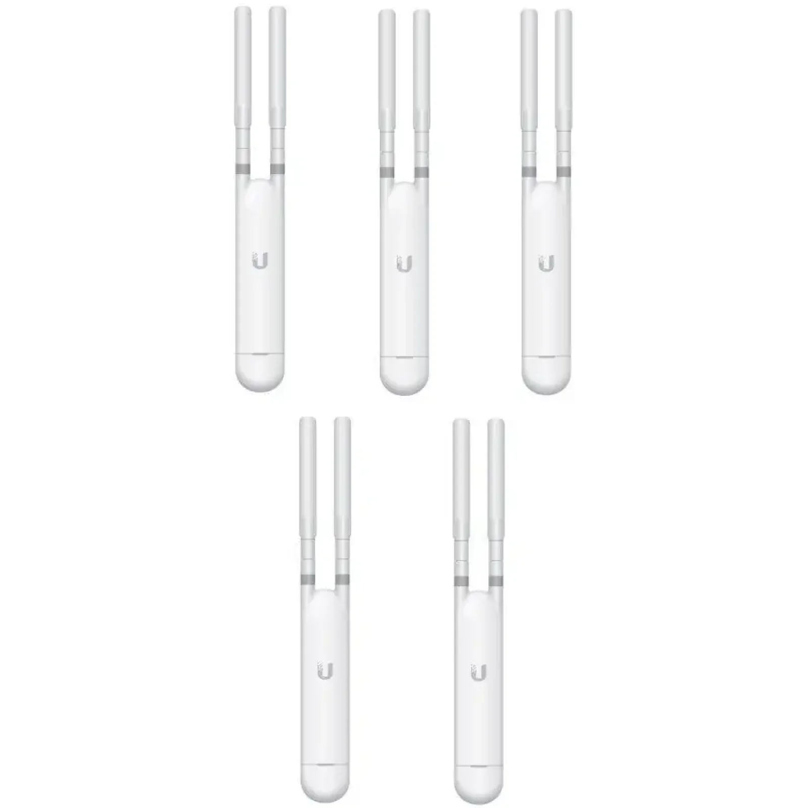 Точка доступу Ubiquiti UniFi UAP-AC-M-5 5-pack (AC1200, 2x2 MIMO, 1x10/100/1000 Mbps, PoE, MESH, без адаптерів живлення) UA